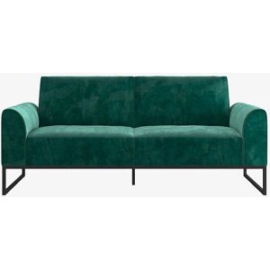 COSMOLIVING BY COSMOPOLITAN Adley - Samtsofa, grün/schwarz - Sofas COSMOLIVING BY COSMOPOLITAN Adley - Samtsofa, grün/schwarz - Sofas
