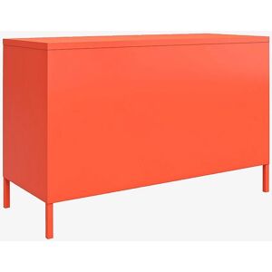 Dorel Home Oransje 2-Dørs Metallskap - Oppbevaringsløsning Dorel Home Oransje 2-Dørs Metallskap - Oppbevaringsløsning