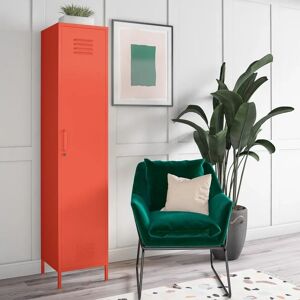 Dorel Home - Oransje låsbar oppbevaringsskap - Hjemmelagring Dorel Home - Oransje låsbar oppbevaringsskap - Hjemmelagring
