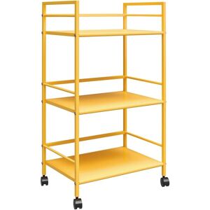 Novogratz metallrullvagn - Gul 29x77x43cm - Rullende vogn Novogratz metallrullvagn - Gul 29x77x43cm - Rullende vogn