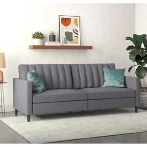 Dorel Home Celine Sofa - 3-seter, Grå, Justerbart Ryggstøtte Dorel Home Celine Sofa - 3-seter, Grå, Justerbart Ryggstøtte
