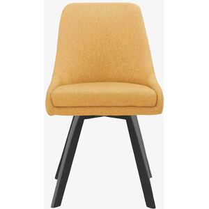 Loft24 Rudi2 Gule Stoff Spisestoler - Sett med 2 Loft24 Rudi2 Gule Stoff Spisestoler - Sett med 2
