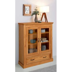 Home Affaire Selma Beigeschrank aus Massivholz - Vitrine Home Affaire Selma Beigeschrank aus Massivholz - Vitrine