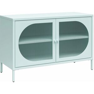 Dorel Home Luna Blå Skab - Bred med 2 Glastdøre - Skab Dorel Home Luna Blå Skab - Bred med 2 Glastdøre - Skab