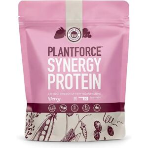 Plantforce Synergy Bær Vegansk Protein - 400g - Naturlig Smak Plantforce Synergy Bær Vegansk Protein - 400g - Naturlig Smak