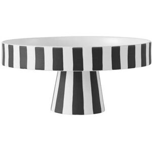 OYOY Handmade Ceramic Striped Tray - Decorative, 20cm OYOY Handmade Ceramic Striped Tray - Decorative, 20cm