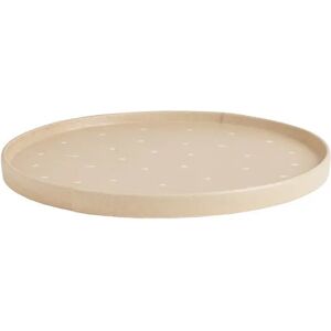 OYOY Aki Decorative Tray - Round, Natural/White - Decor OYOY Aki Decorative Tray - Round, Natural/White - Decor