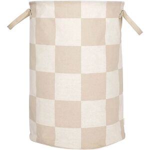 OYOY Storage Basket - Round Cotton, Beige, White - Storage Basket OYOY Storage Basket - Round Cotton, Beige, White - Storage Basket