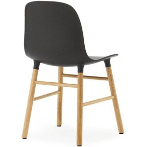 Normann Copenhagen - Modello Form - Nero - Rovere - Designer Simon Legald - Sedia Normann Copenhagen - Modello Form - Nero - Rovere - Designer Simon Legald - Sedia