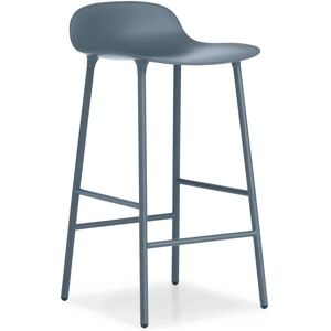 Tabouret de bar bleu Normann Copenhagen Form - 65cm - Acier - Publicité Tabouret de bar bleu Normann Copenhagen Form - 65cm - Acier - Publicité
