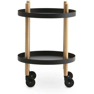 Normann Copenhagen Block Beistellwagen Ø 45 cm Helle - svart - Serviervogn Normann Copenhagen Block Beistellwagen Ø 45 cm Helle - svart - Serviervogn