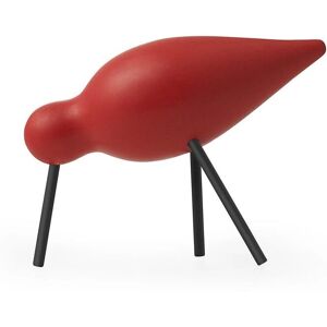 Normann Copenhagen Modello Shorebird Rosso - Figurina Decorativa in Legno - Design Scandinavo Normann Copenhagen Modello Shorebird Rosso - Figurina Decorativa in Legno - Design Scandinavo