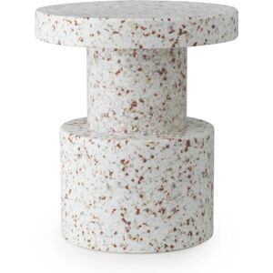 Tabouret bianco pixelato in materiale riciclato Bit bianco - Normann Copenhagen Tabouret bianco pixelato in materiale riciclato Bit bianco - Normann Copenhagen