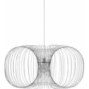 Normann Copenhagen Coil Taklampe - 90cm, Sølv, Design av Simon Legald Normann Copenhagen Coil Taklampe - 90cm, Sølv, Design av Simon Legald