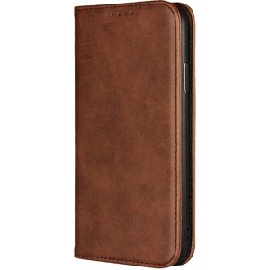 MOBILCOVERS.DK smart lærdeksel for iPhone XR med lomme - Mørkbrun MOBILCOVERS.DK smart lærdeksel for iPhone XR med lomme - Mørkbrun