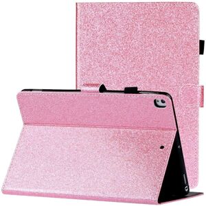 Glitter Rosa Deksel for iPad 10.2" med Stativ & Kortholder - Tabletdeksel Glitter Rosa Deksel for iPad 10.2" med Stativ & Kortholder - Tabletdeksel