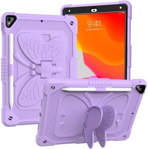 Barnes iPad 10.2" Cover Sommerfugl Støtte - Lilla Barnes iPad 10.2" Cover Sommerfugl Støtte - Lilla