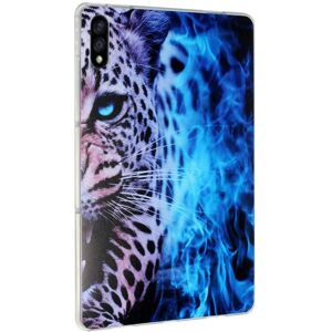 Lenovo P11 Pro Flexibelt plastikkover blå leopard Lenovo P11 Pro Flexibelt plastikkover blå leopard