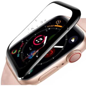 Apple Watch SE/6/5/4 40mm Full-Fit Skjermbeskytter - Svart Apple Watch SE/6/5/4 40mm Full-Fit Skjermbeskytter - Svart