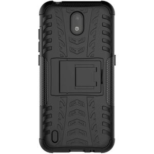 Nokia 1.3 Hård Plast Stødabsorberende Telefoncover - Med Stander Nokia 1.3 Hård Plast Stødabsorberende Telefoncover - Med Stander