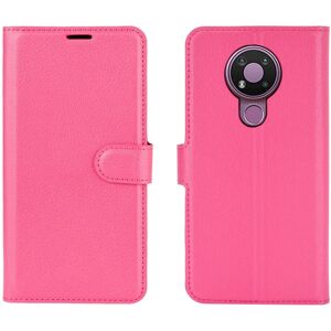 Nokia 3.4 Læder Pung Cover - Rosa - Smartphone Cover Nokia 3.4 Læder Pung Cover - Rosa - Smartphone Cover
