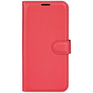 Xiaomi Poco F4 GT Læderdeksel med Pung - Rød Xiaomi Poco F4 GT Læderdeksel med Pung - Rød