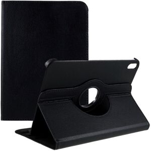 EIDERWOOD Holdbart Kunstlær iPad-etuier med 360° Stativ - Svart EIDERWOOD Holdbart Kunstlær iPad-etuier med 360° Stativ - Svart