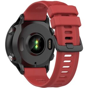 Garmin 22mm Silikone Urrem - Rød - Urrem Garmin 22mm Silikone Urrem - Rød - Urrem