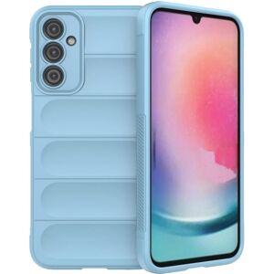 Samsung Galaxy A24 Robust og Bøyelig Plastdeksel - Blå Samsung Galaxy A24 Robust og Bøyelig Plastdeksel - Blå