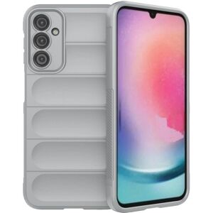 Samsung Galaxy A24 Robust og Bøyelig Plastdeksel - Grå Samsung Galaxy A24 Robust og Bøyelig Plastdeksel - Grå