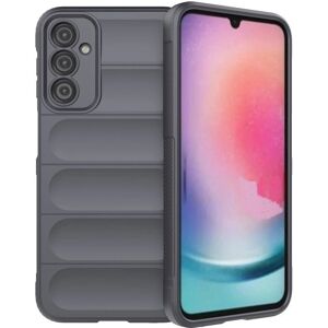 Samsung Galaxy A24 Robust Flexibelt Plastdeksel - Mørkegrå Samsung Galaxy A24 Robust Flexibelt Plastdeksel - Mørkegrå