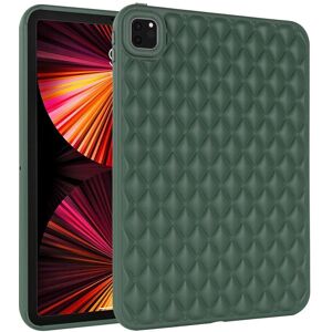INCOVER iPad Pro 11" Fleksibelt Plast Cover - Rombemønster - Grønn INCOVER iPad Pro 11" Fleksibelt Plast Cover - Rombemønster - Grønn