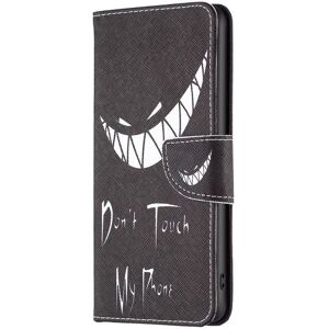 Lædercover til Nokia C22 med Pung & Print - Don't Touch My Phone Lædercover til Nokia C22 med Pung & Print - Don't Touch My Phone