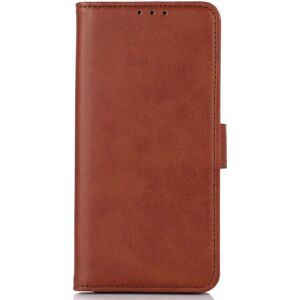 Læder flipcover til iPhone 15 Pro Max med pung & magnetisk lukning - Brun Læder flipcover til iPhone 15 Pro Max med pung & magnetisk lukning - Brun