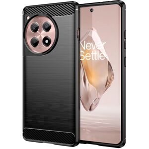 OnePlus 12R børstet karbon telefondeksel - Telefon OnePlus 12R børstet karbon telefondeksel - Telefon