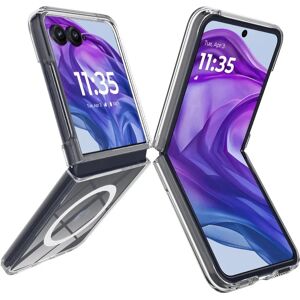 EIDERWOOD Motorola Razr 50 Ultra 5G MagSafe Deksel Støtsikker Gjennomsiktig EIDERWOOD Motorola Razr 50 Ultra 5G MagSafe Deksel Støtsikker Gjennomsiktig