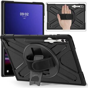 Stødabsorberende cover til Samsung Galaxy Tab S10 Ultra, S8 Ultra, S9 Ultra - Sort Stødabsorberende cover til Samsung Galaxy Tab S10 Ultra, S8 Ultra, S9 Ultra - Sort