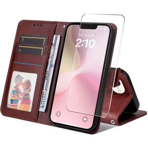 ENKAY Læder Flip Cover for iPhone 16e - 360° Beskyttelse ENKAY Læder Flip Cover for iPhone 16e - 360° Beskyttelse