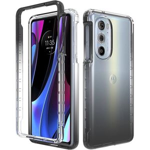 Gjennomsiktig 2-i-1 Støtdempende Cover for Motorola Edge 30 Pro Gjennomsiktig 2-i-1 Støtdempende Cover for Motorola Edge 30 Pro