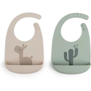 Done by Deer Lalee Silicone Bibs - Baby Bibs - Waterproof - 2 Pack Done by Deer Lalee Silicone Bibs - Baby Bibs - Waterproof - 2 Pack
