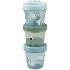 Done by Deer Food Containers - Croco Green - 3 Pack - Food Containers Done by Deer Food Containers - Croco Green - 3 Pack - Food Containers
