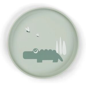 Done by Deer Foodie Anti-Slip Plate - Green Done by Deer Foodie Anti-Slip Plate - Green