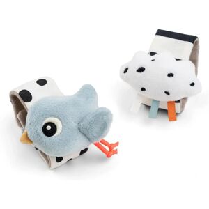 Conjunto de 2 pulseras de muñeca para bebé Done by Deer - Rattles para bebés Conjunto de 2 pulseras de muñeca para bebé Done by Deer - Rattles para bebés