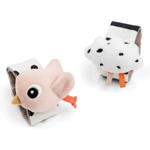 Done by Deer Happy Clouds Wrist Rattle Set - Wrist Rattle Set - Powder Done by Deer Happy Clouds Wrist Rattle Set - Wrist Rattle Set - Powder