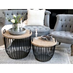 Chic Antique Franz. Sofa - 2-seters Linstoff - H75/L110/B55 cm Chic Antique Franz. Sofa - 2-seters Linstoff - H75/L110/B55 cm