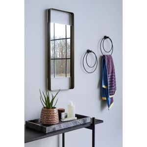 Miroir Hübsch Aware - Nickel - 76x31cm - Miroir - Publicité Miroir Hübsch Aware - Nickel - 76x31cm - Miroir - Publicité