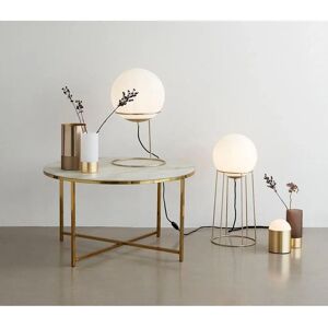Hübsch Guld / Vit Skulptur Bordslampa Hübsch Guld / Vit Skulptur Bordslampa