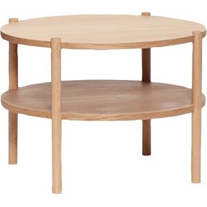 Hübsch Interior - Table basse ronde avec étagère - Chêne FSC - Publicité Hübsch Interior - Table basse ronde avec étagère - Chêne FSC - Publicité