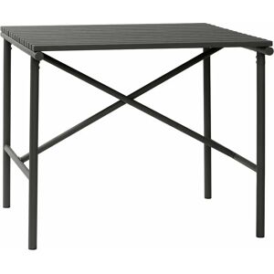 Table de jardin carrée en métal Hübsch Interior - Noir - Publicité Table de jardin carrée en métal Hübsch Interior - Noir - Publicité