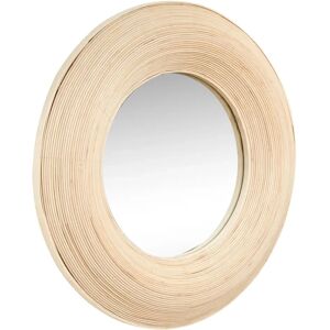 Hübsch Natural Bamboo Round Wall Mirror - Wall Mirror Hübsch Natural Bamboo Round Wall Mirror - Wall Mirror